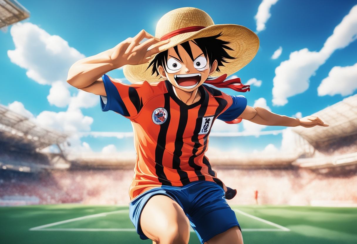 Maillot Foot Japon One Piece : La Fusion Ultime Manga x Sport