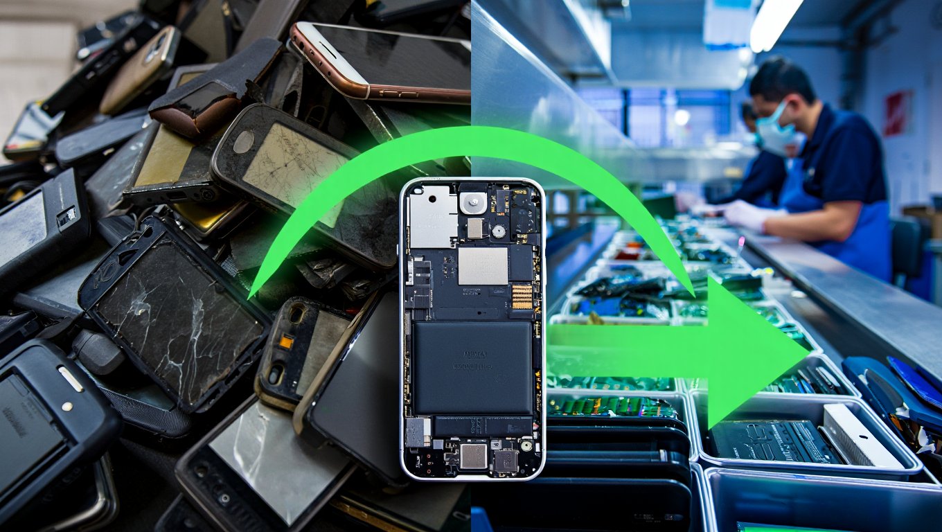 recycler son smartphone