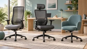 Image pour l'article: Chaises de bureau pour télétravailler : comparatif FlexiSpot C7, IKEA MARKUS et JÄRVFJÄLLET