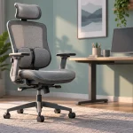 Illustration IA d’une chaise de bureau réglable générique